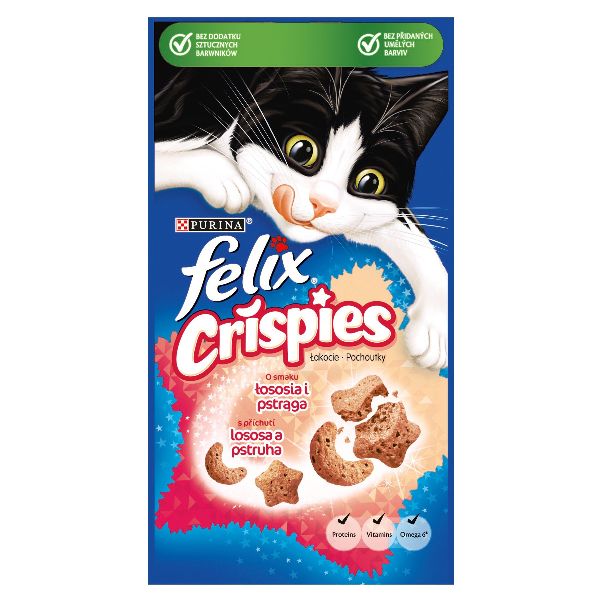 FELIX przysmak CRISPIES Łosoś+Pstrąg 45g