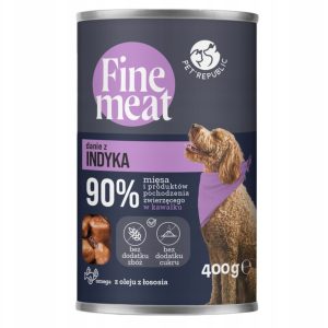 Pet Republic Fine Meat Danie z Indyka Dla Psów 400g