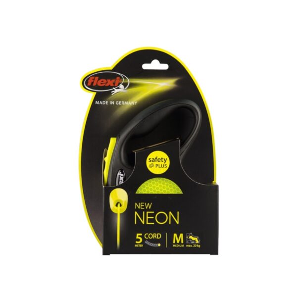 Flexi New Neon M linka 5m do 20kg