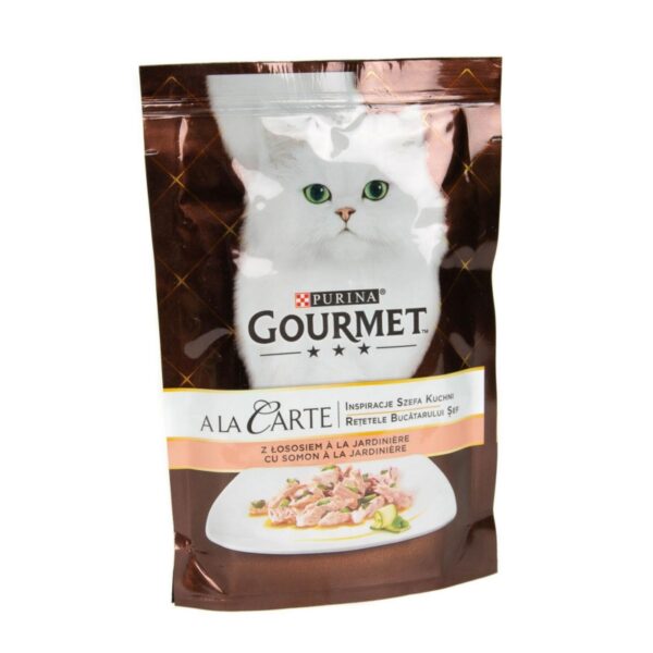 Gourmet A LA CARTE z łososiem i warzywami 85g