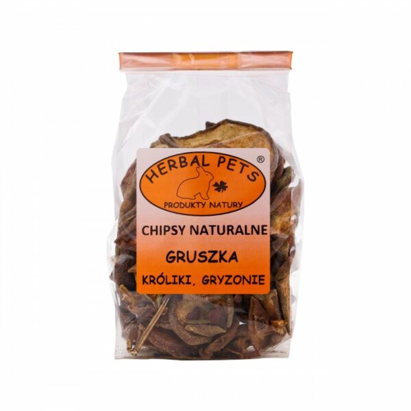 HERBAL PETS Chipsy naturalne GRUSZKA 75g