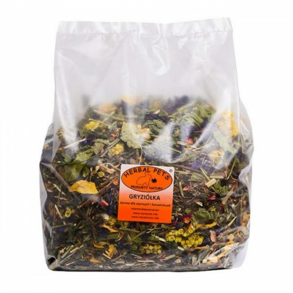 HERBAL PETS Gryziółka dla szynszyli i koszatniczek 800g