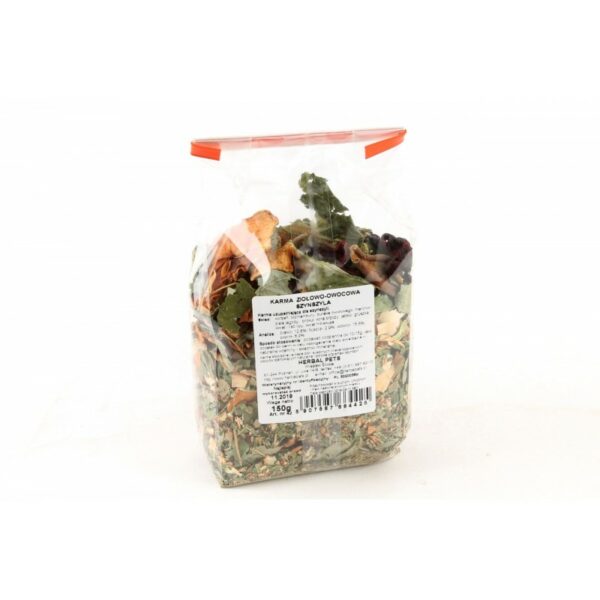 HERBAL PETS Karma ziołowo-owocowa dla szynszyla 150g