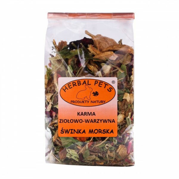 HERBAL PETS Karma ziołowo-warzywna dla świnki morskiej 150g