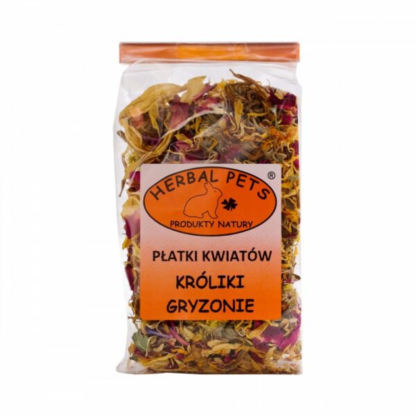 HERBAL PETS Płatki kwiatów dla królików i gryzoni 30g