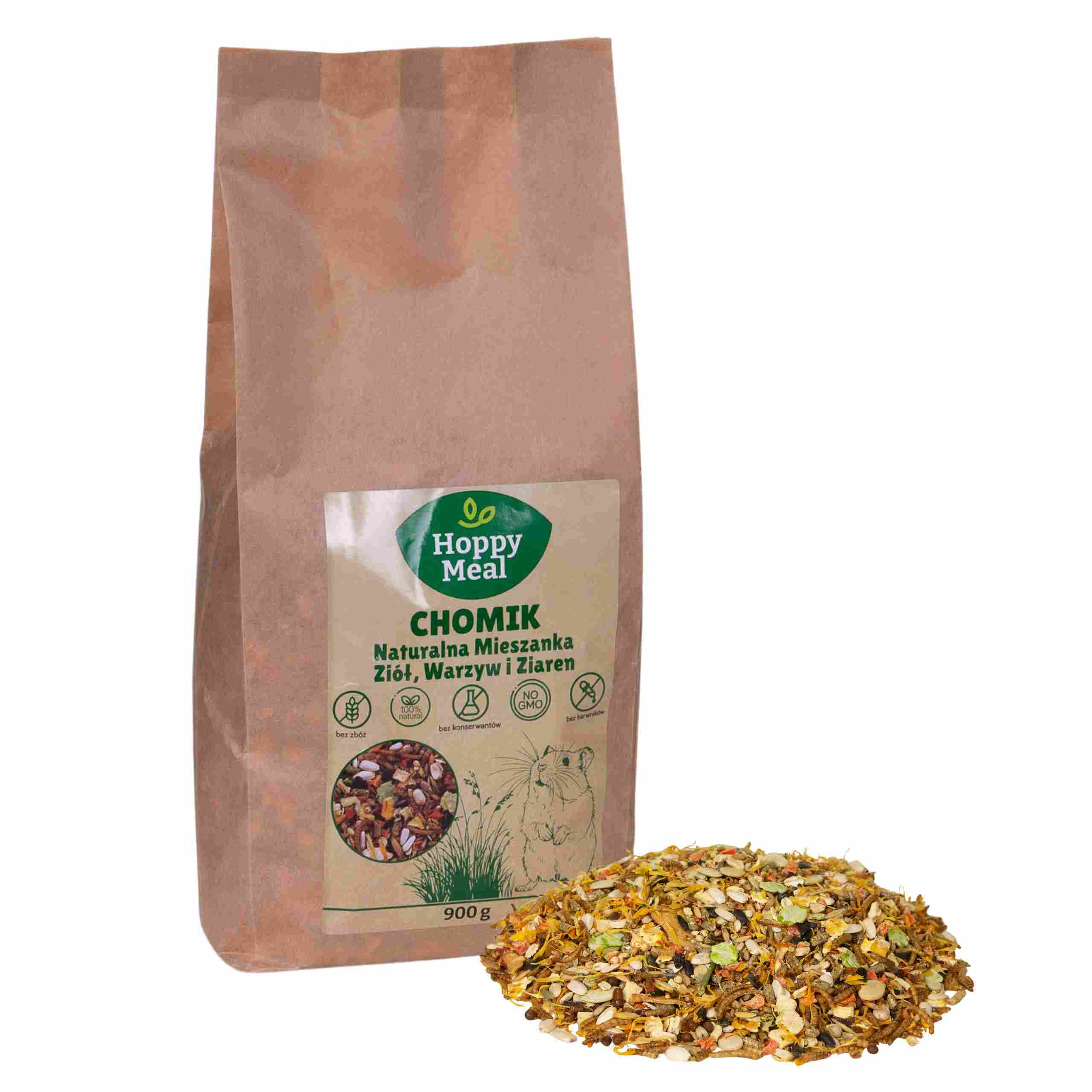 HOPPY MEAL Chomik Naturalna Mieszanka 900g