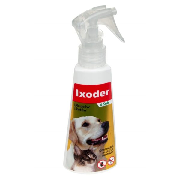 Ixoder spray przeciw kleszczom i komarom dla psa i kota 100ml