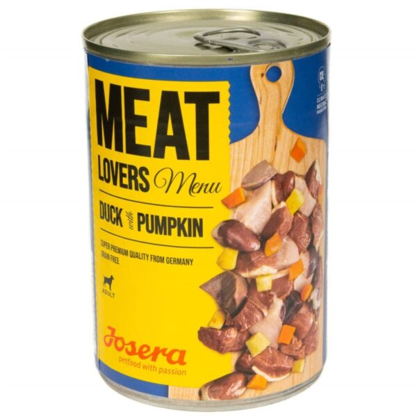 Josera MEAT LOVERS Menu Duck Pumpkin 400g