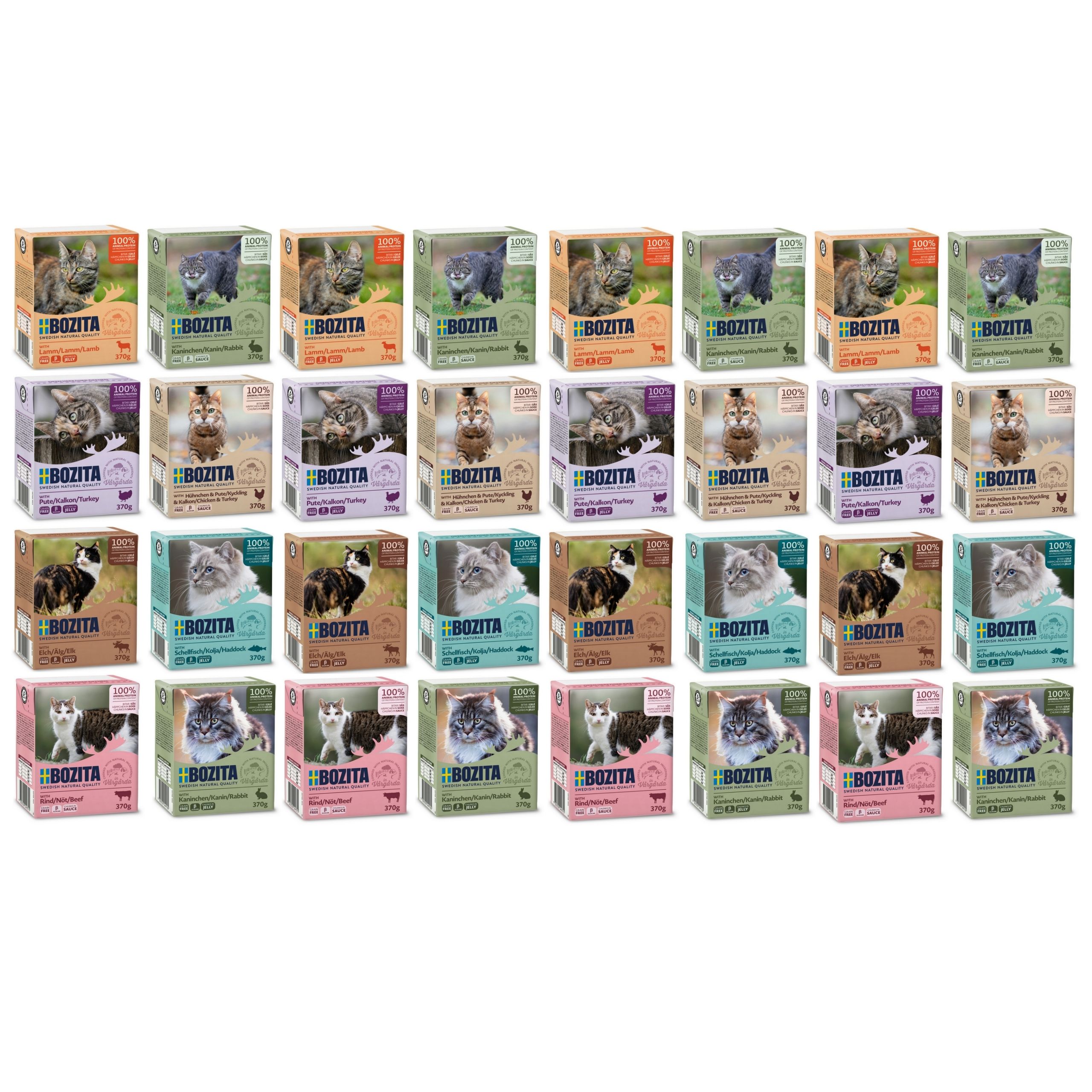Bozita Feline MIX SMAKÓW 32x370g