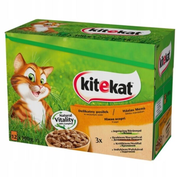 KITEKAT saszetka DELIKATNE SMAKI w sosie 12x100g