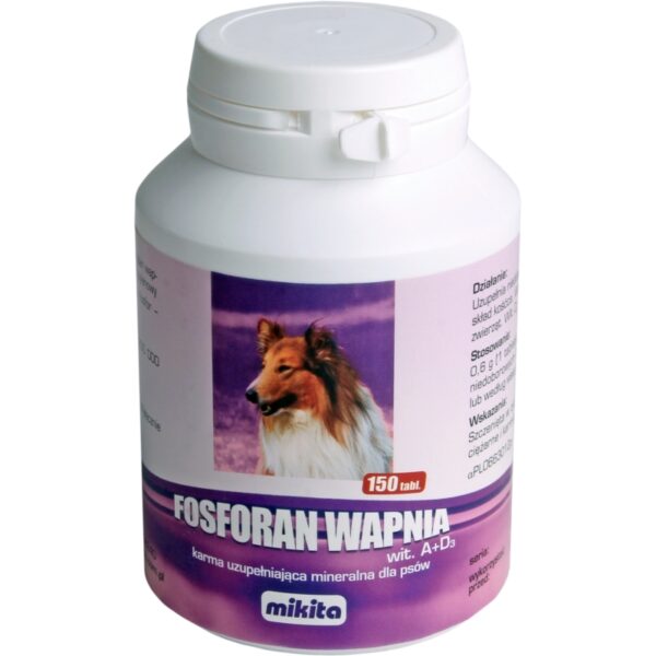 Mikita FOSFORAN WAPNIA z wit. A + D3 150tab.