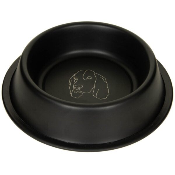 MISKA METALOWA na gumie LASER DOG  0,24L