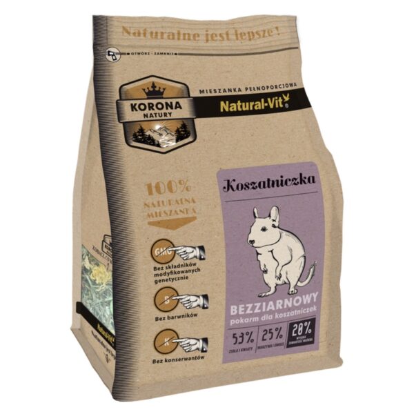 NATURAL-VIT Korona Natury Karma dla koszatniczki 750g