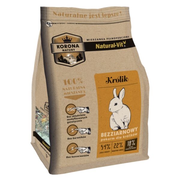 NATURAL-VIT Korona Natury Karma dla królika 750g