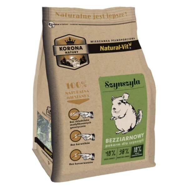 NATURAL-VIT Korona Natury Karma dla szynszyla 750g
