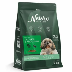 NEKKO Adult małe rasy Indyk Królik 2kg