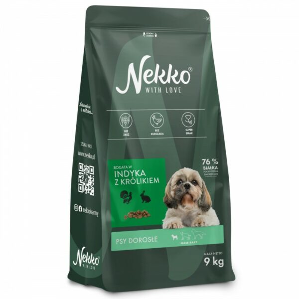NEKKO Adult małe rasy Indyk Królik 9kg