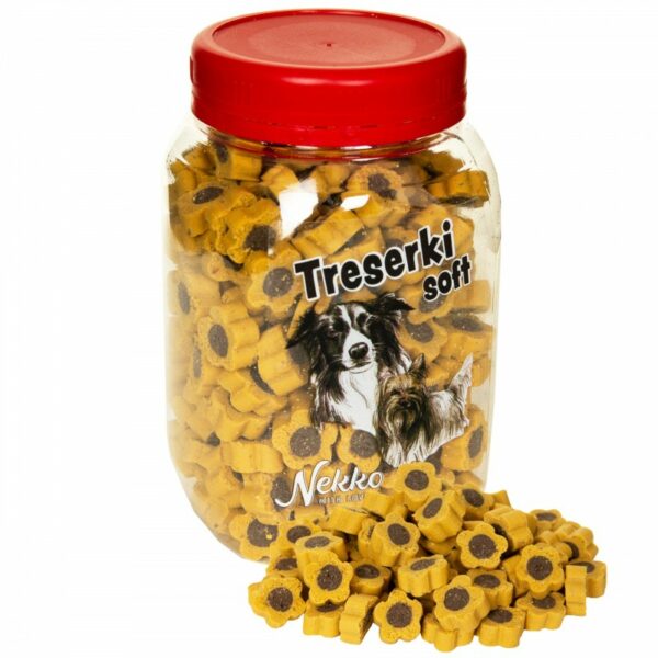 NEKKO TRESERKI SOFT Kwiatki Dziczyzna 300g