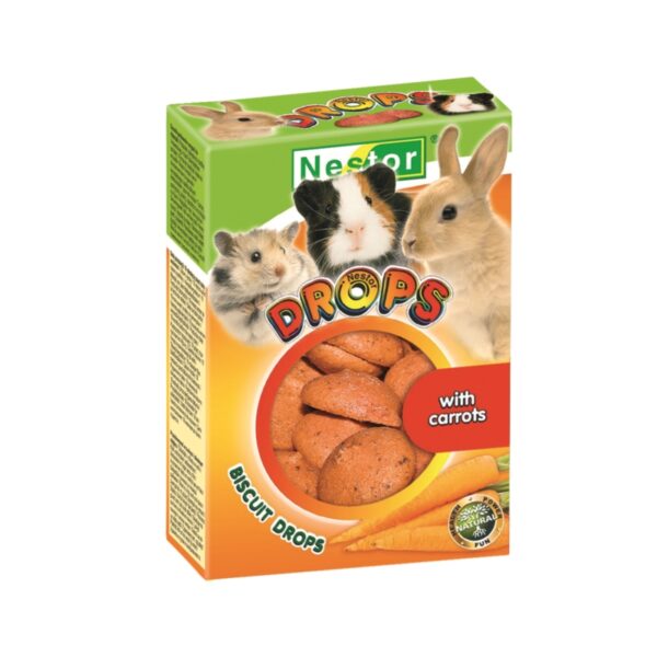 Nestor Dropsy dla gryzoni Marchewkowe 35g