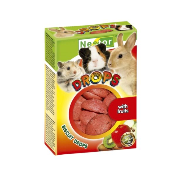 Nestor Dropsy dla gryzoni Owocowe 35g