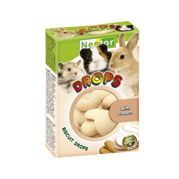 Nestor Dropsy dla gryzoni Śmietankowe 35g