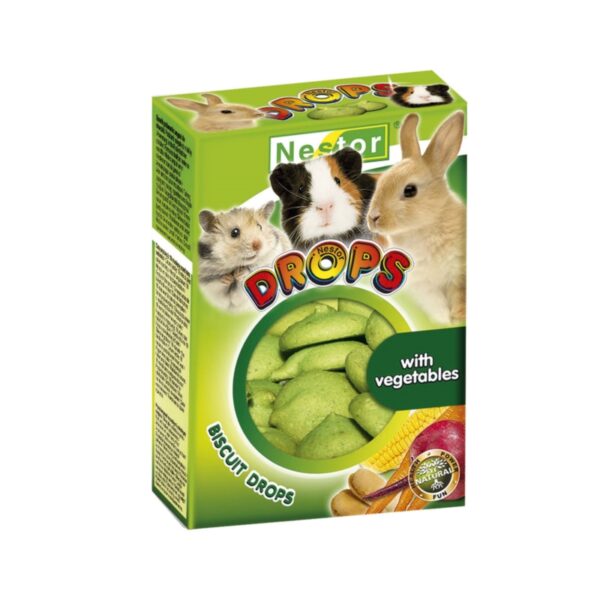 Nestor Dropsy dla gryzoni Warzywne 35g