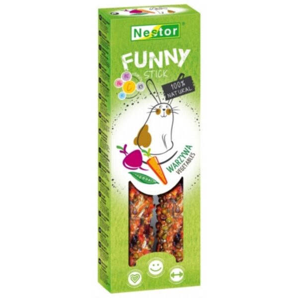 Nestor Kolba dla gryzoni FUNNY Warzywna 2szt