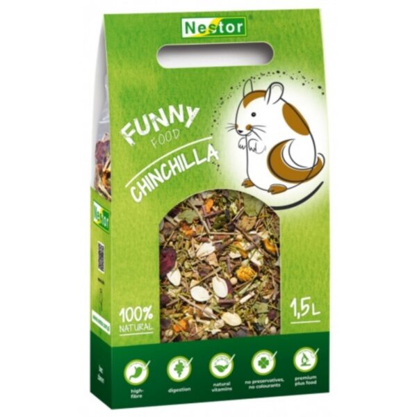 Nestor Pokarm FUNNY dla szynszyli 1500ml