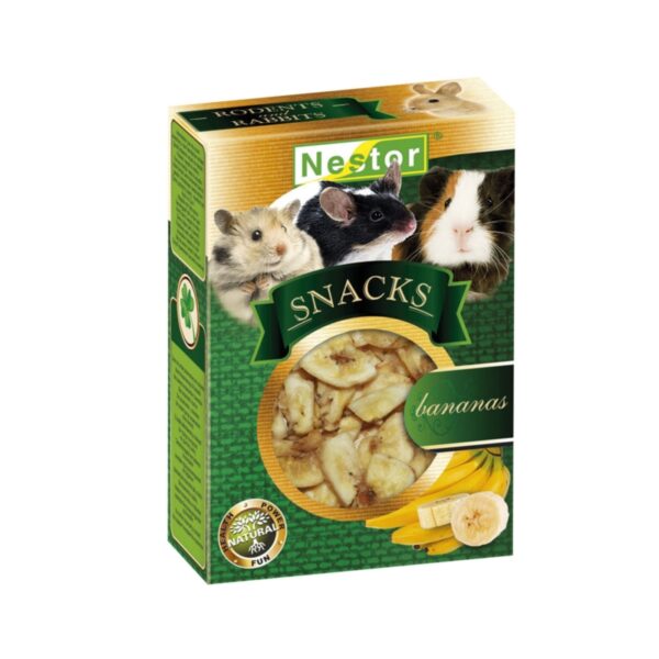 Nestor Snacks dla gryzoni i królików Banany 45g