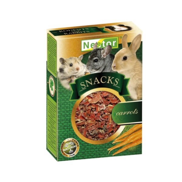 Nestor Snacks dla gryzoni i królików Marchewka 40g