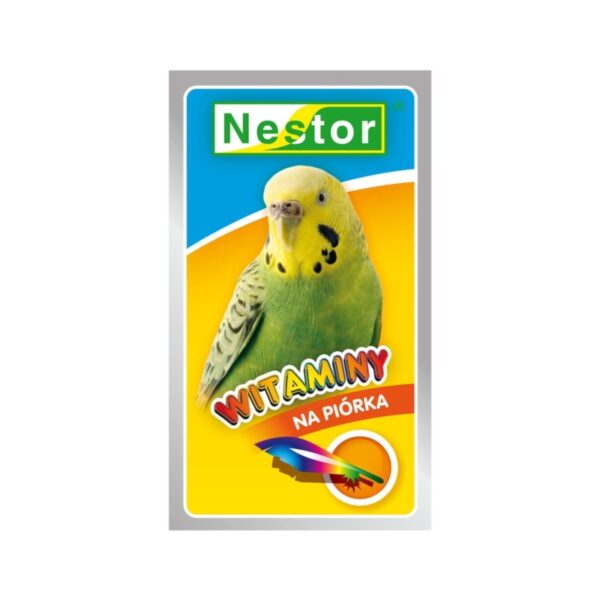 Nestor Witaminy dla papugi Piórka 20g