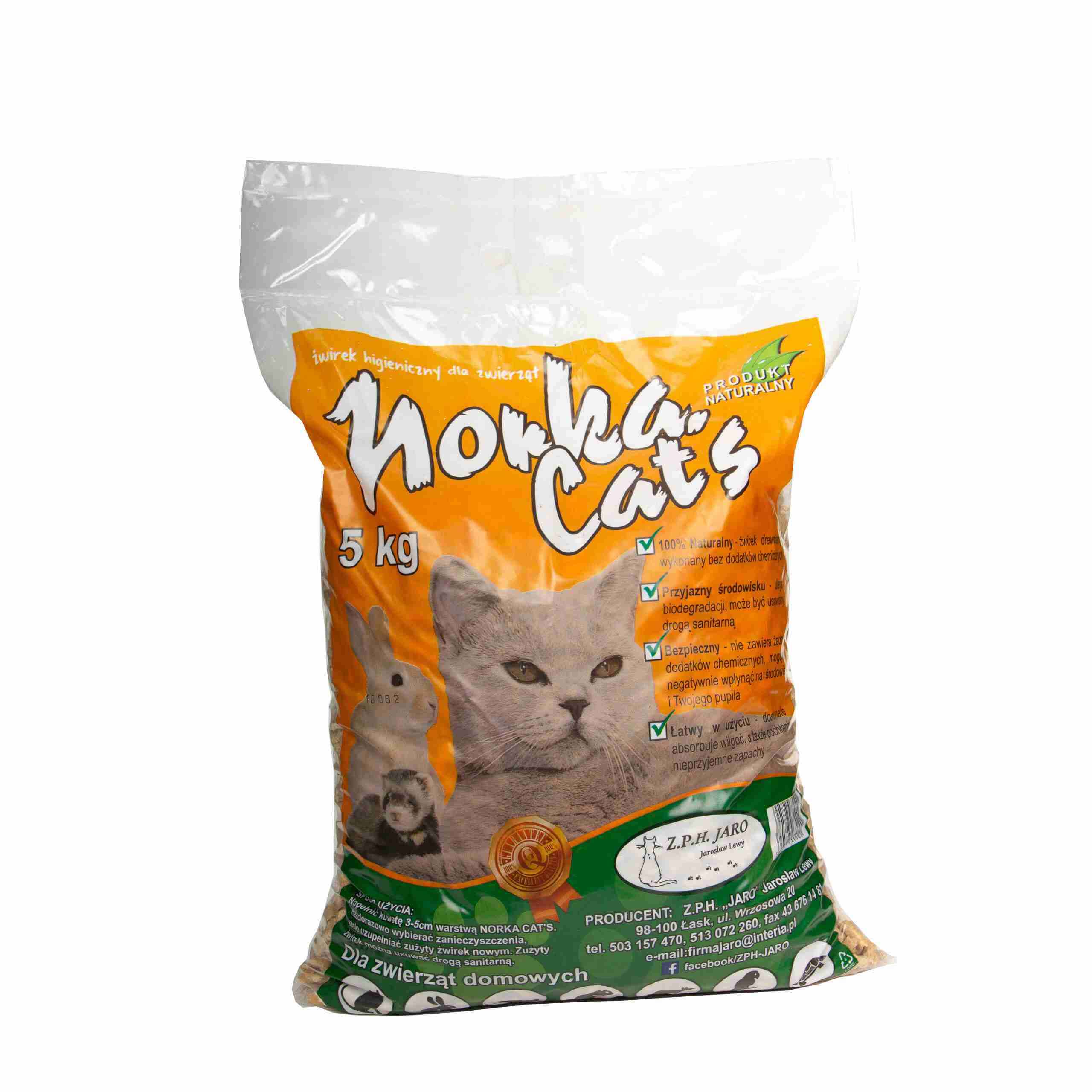 NORKA CAT’S żwirek drewniany