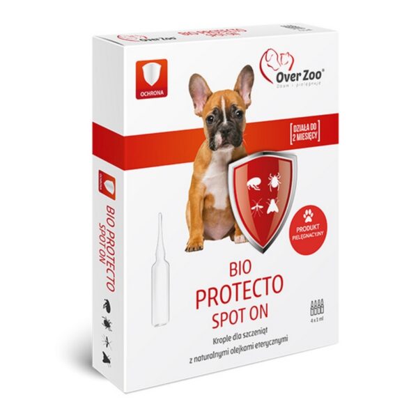 OVER ZOO Bio Protecto Spot On Krople dla szczeniąt 4x1ml