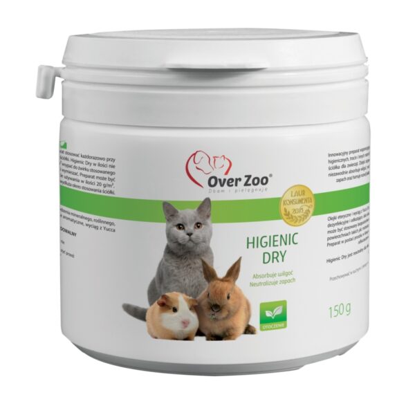 Over Zoo HIGIENIC DRY do higienizacji ściółki 150g
