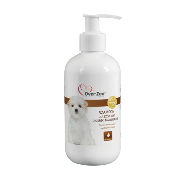 Over Zoo SZAMPON dla Szczeniąt Jasna Biała sierść 250ml