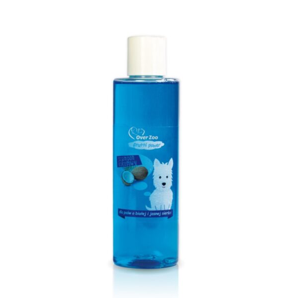 Over Zoo SZAMPON KOKOS dla psa Jasna Biała sierść 200ml