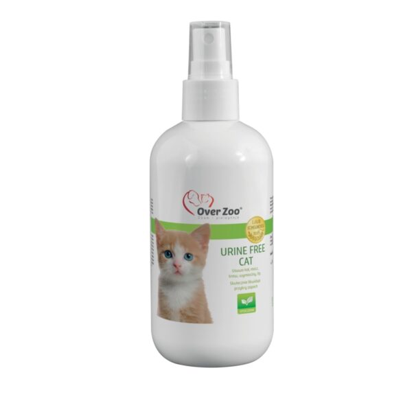 Over Zoo URINE FREE CAT likwidacja plam i brzydkich zapachów 250ml
