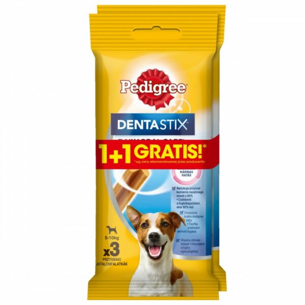 PEDIGREE przysmak DentaStix MAŁE RASY 45g 1+1 Gratis!