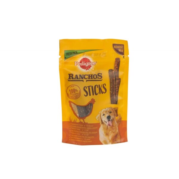 PEDIGREE przysmak RANCHOS Sticks Watróbka z kurczaka 60g