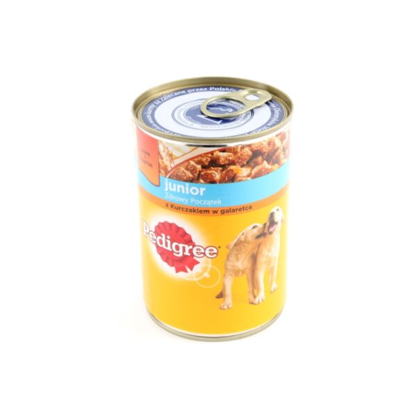 PEDIGREE puszka JUNIOR z kurczakiem w galaretce 400g