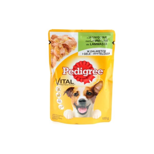 PEDIGREE saszetka ADULT z jagnięciną w galaretce 100g