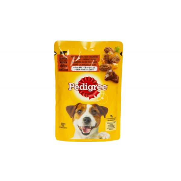 PEDIGREE saszetka ADULT z wołowiną w galaretce 100g