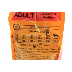 PEDIGREE sucha karma ADULT z wołowiną i drobiem
