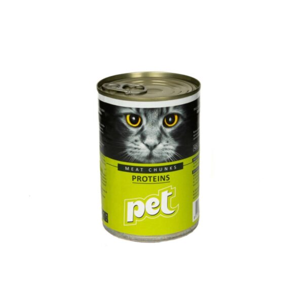 PET mięsne kawałki PROTEINY 410g