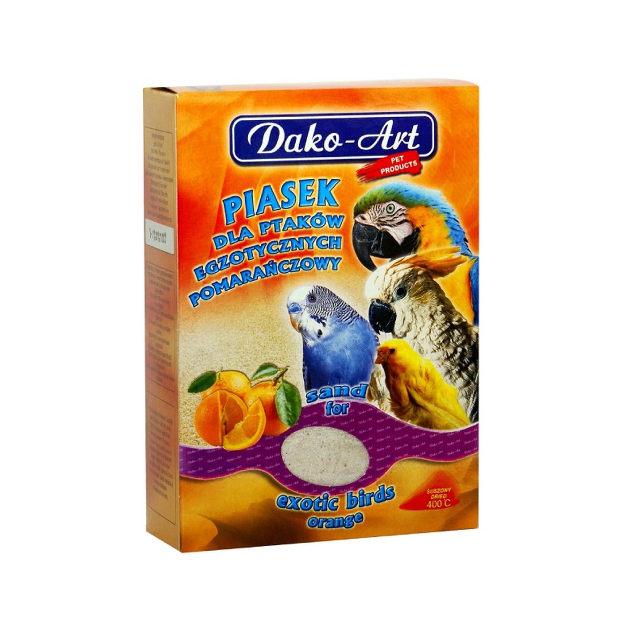 DAKO-ART PIASEK dla ptaków pomarańczowy