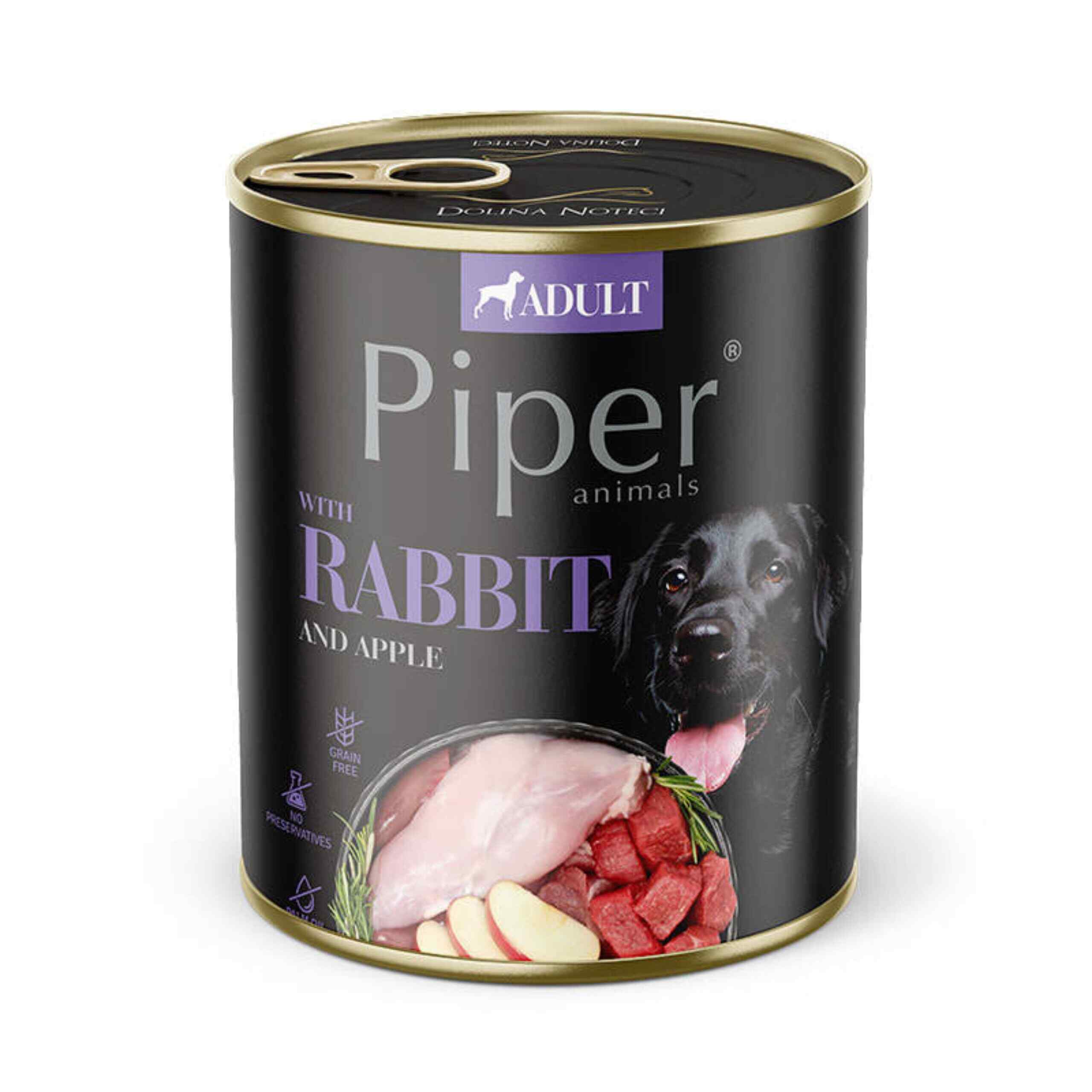 PIPER Królik, jabłko 800g