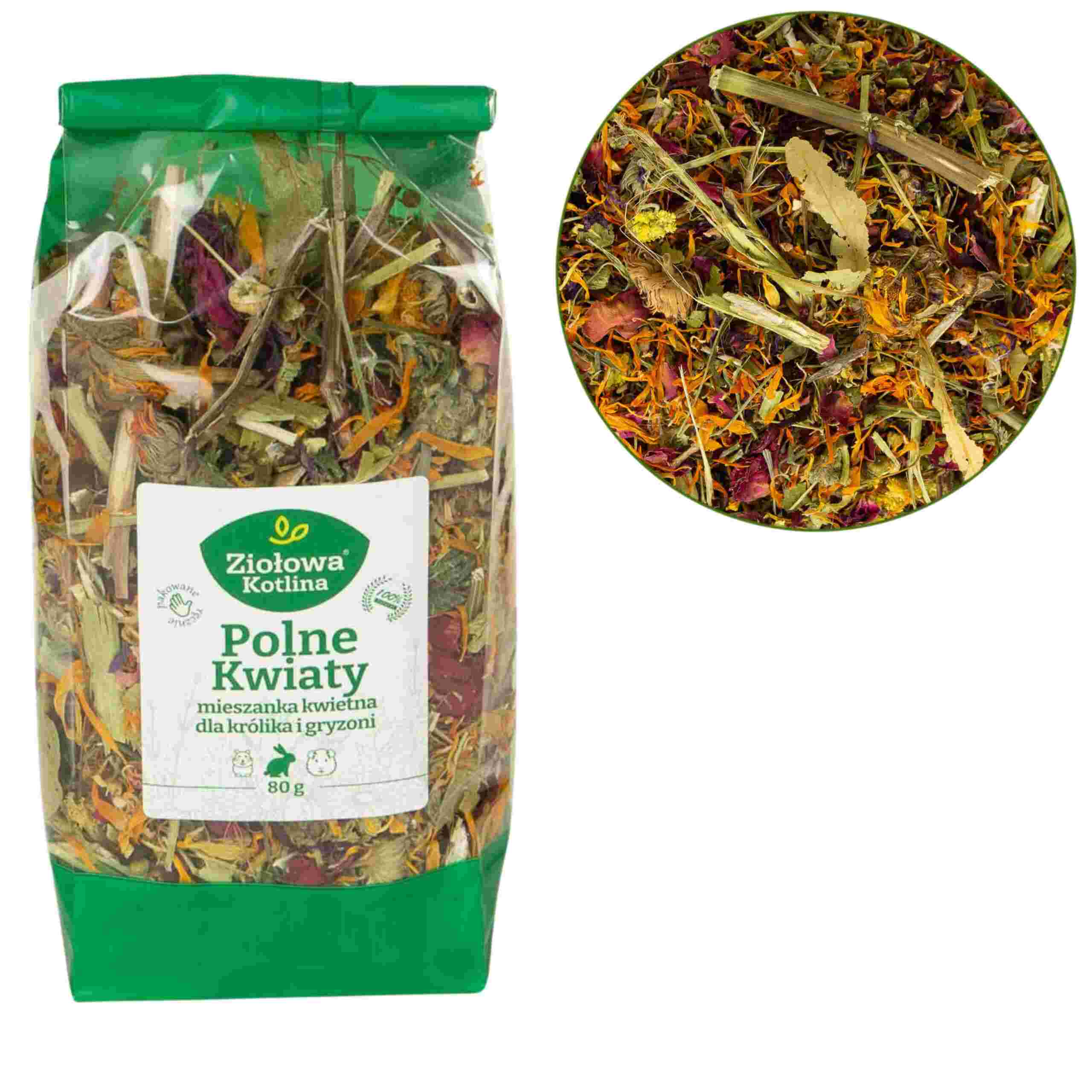 ZIOŁOWA KOTLINA Polne Kwiaty 80g