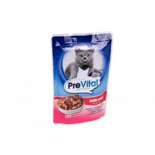 PREVITAL saszetka CIELĘCINA w sosie 100g