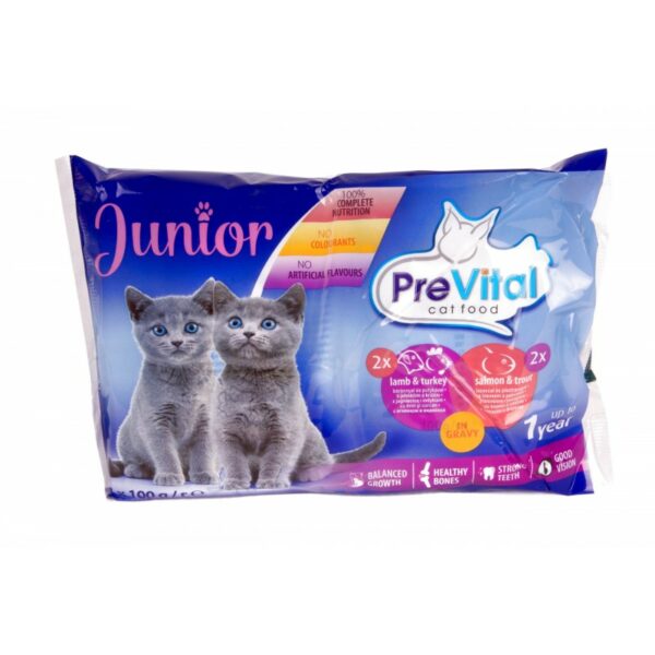 PREVITAL saszetka JUNIOR w sosie 4x100g