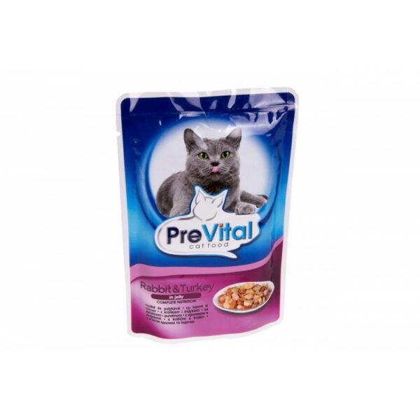 PREVITAL saszetka KRÓLIK INDYK w galaretce 100g
